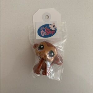 Littlest Pet Shop Tan and Brown Monkey